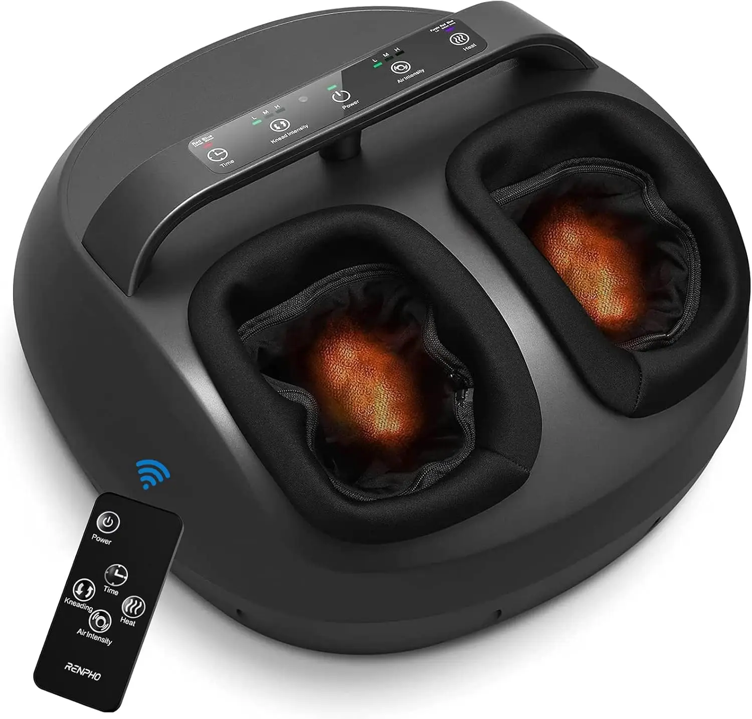 Foot with Remote and Upgraded Heat, Electric Foot with Handle Design, shiatsu feet for Ca