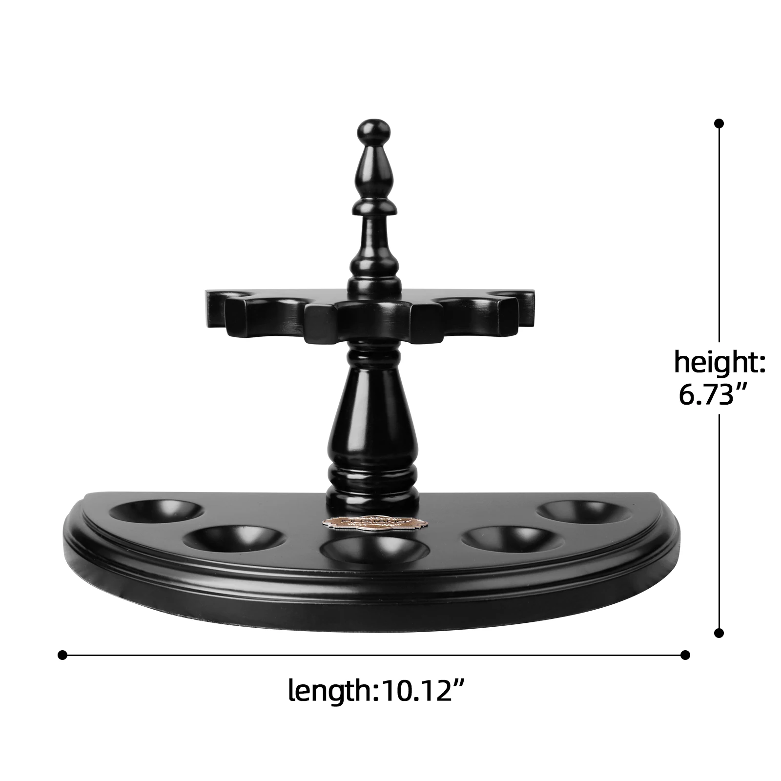 Smoking Accessories Tobacco Smoking Accessories Fan-shaped pipe stand for 5 pipe removable Straight Line Vertical Romanesque tobacco stand solid wood Rack Holder