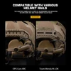 Tactical Helmet Rail Adapter for PELTOR ComTac Airsoft Shooting Accessories Headset Mount Fit Ops Core ARC Team Wendy MLOK Rail 5