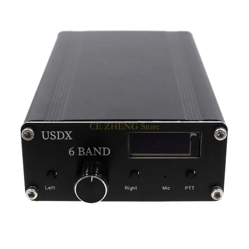 E56B USDR uSDX 6 밴드 트랜시버 OLED 디스플레이 80/40/20/17/15/10m QRP SSB/CW HF