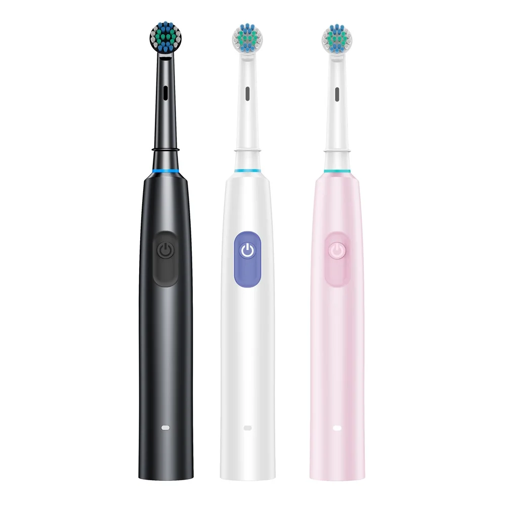 Electric Toothbrush Rotary Rechargeable Electric Toothbrush for Adults Rotating Electric Toothbrushes with 8 Soft Brush Heads