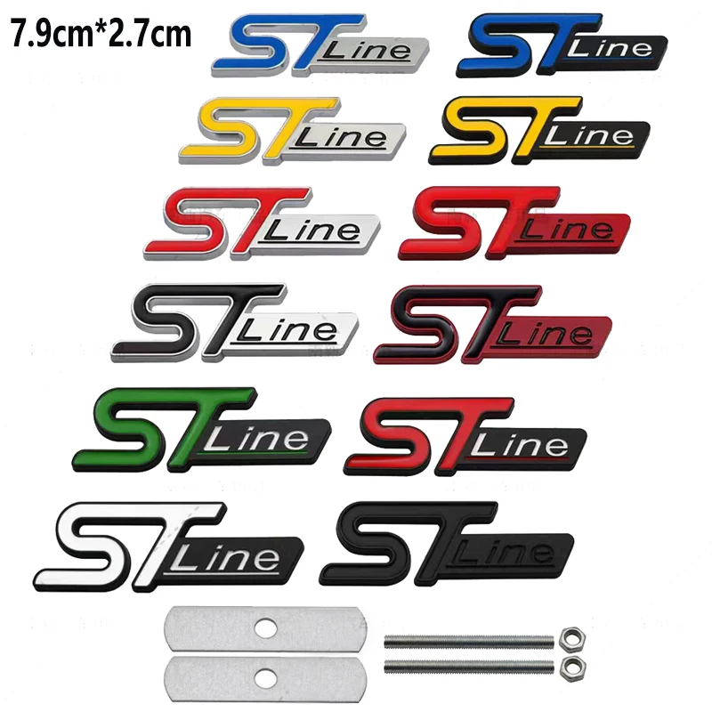 1 Pz Stline Adesivo Di Medie Dimensioni, Adatto Per Ford Modificato Metal Performance Sports Standard Stline Medium Mark