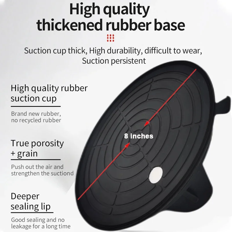 Vacuum Suction Cup 8 Inch 200kg Loading Capacity for Tile Glass Granite Lifting Adsorption