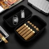 CIGARLOONG Cigar Organizer Cigar Bag with Compartments for Cigar Smoking Accessories Travel Portable Storage Cigars Tool CH-24DL 1