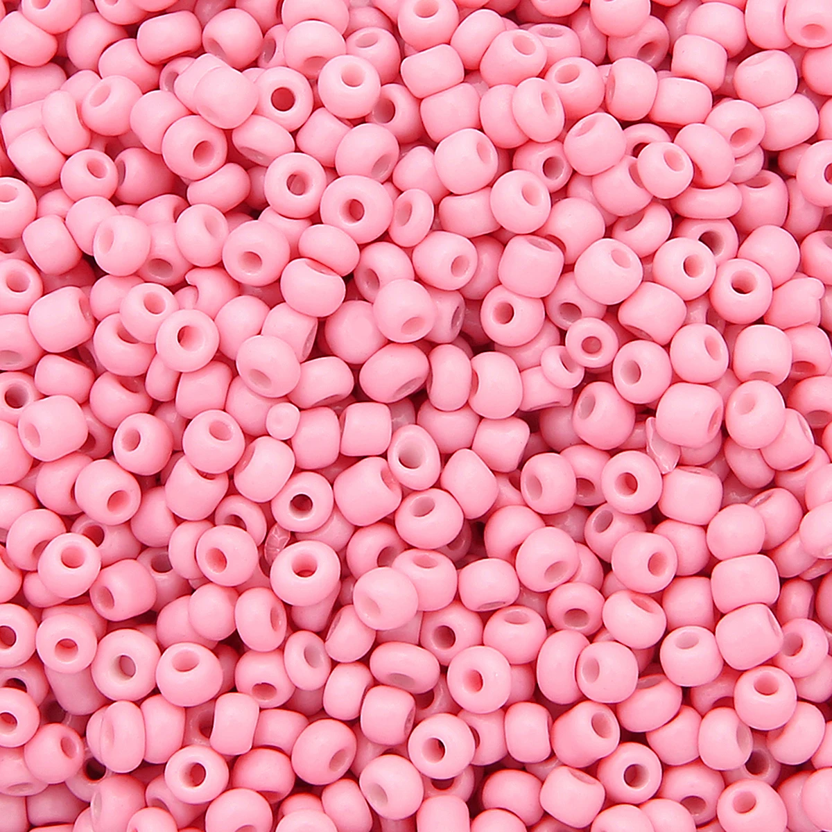Premium Solid Color Glass Rice Beads for Jewelry Making & DIY Accessories