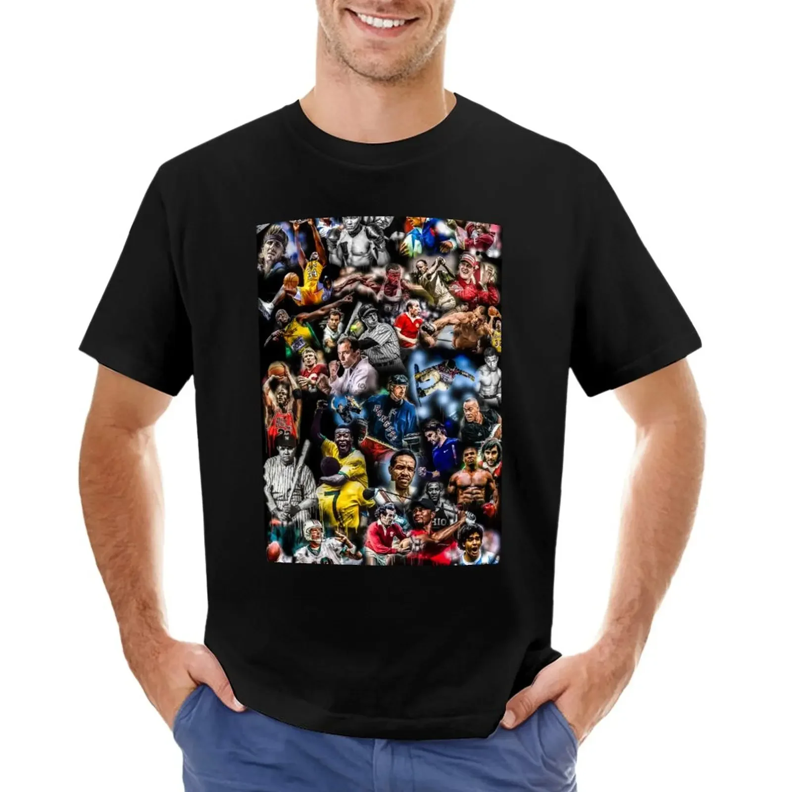 Icone Sportive T-Shirt Vestiti Vintage Camicetta Vestiti Estetici Vestiti Da Uomo