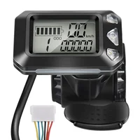 24V 36V Adjustable Electric Scooter Instrument Display Screen Switch Accelerator for 5.5 Inches Scooter Parts (6 Pins) 1