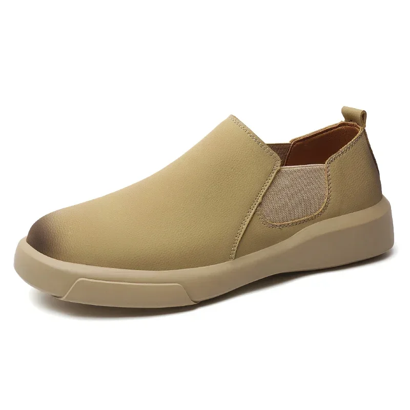 

Fashion Elegant Luxury Classic Casual Shoes Genuine Leather Men Loafers Slip-on Quality Breathable Comfortable Outdoor Footwear