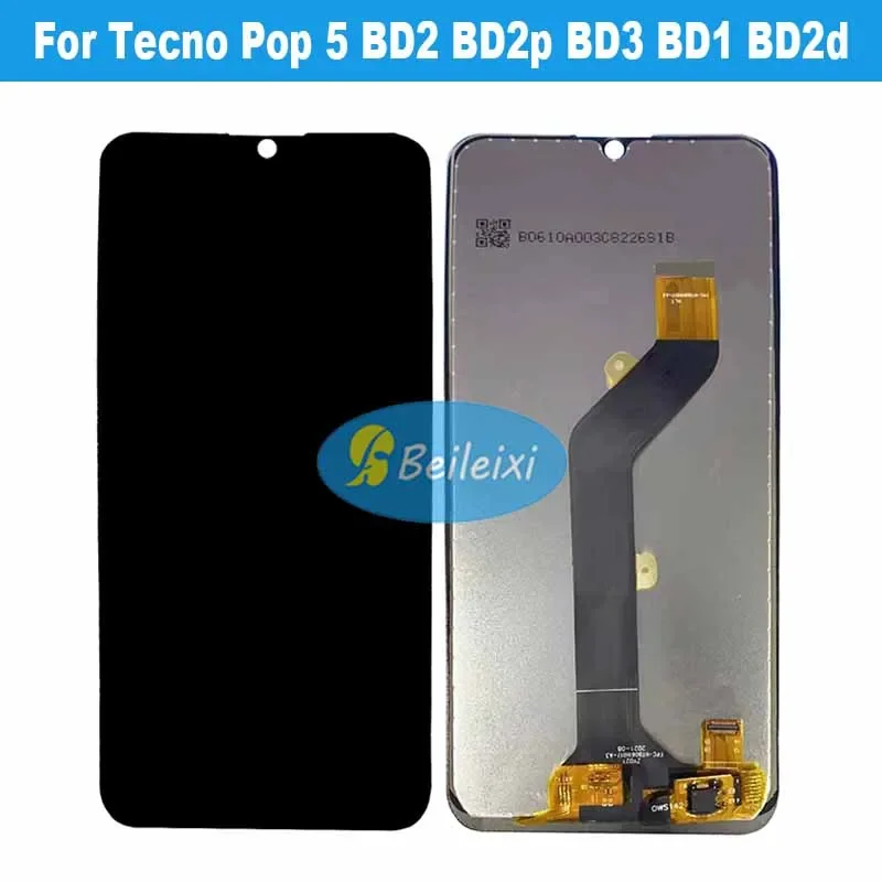 

For Tecno Pop 5 BD2 BD2p BD1 BD2d LCD Display Touch Screen Digitizer Assembly