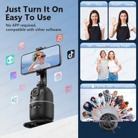 Smart Tracking Tripod for Camera Smartphone,Colorful Light 360 Rotation Follow Focus,Gimbal For Tiktok live photography - Image 4
