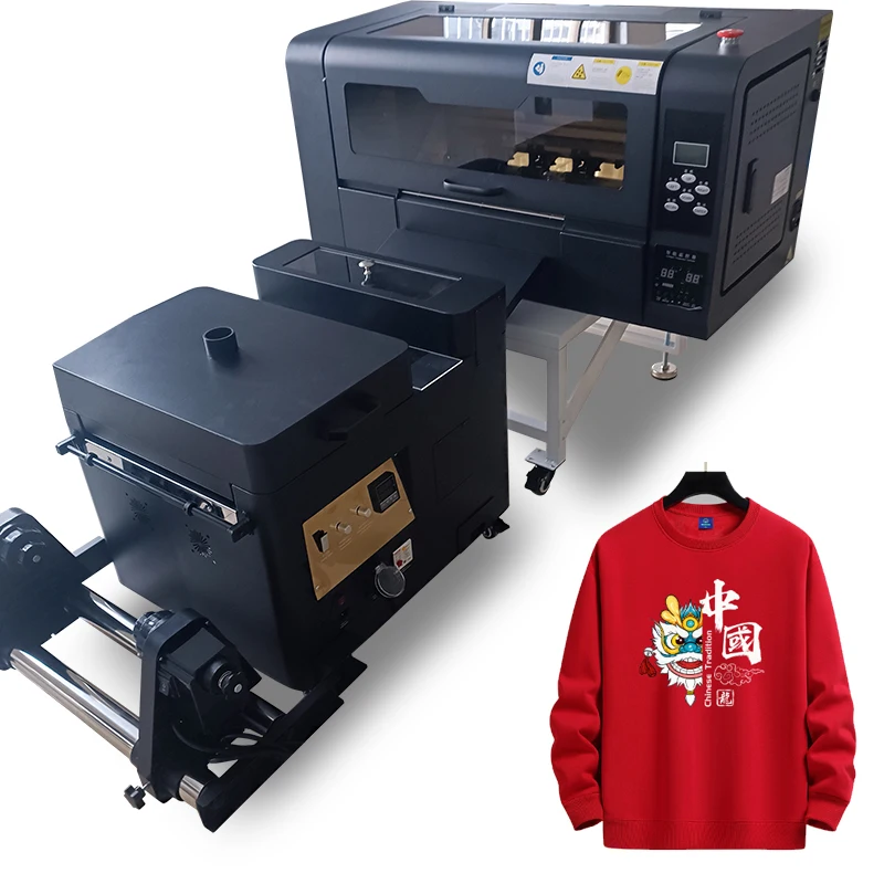 

T Shirts Logo A3 Dtf Printer 33Cm T-Shirt Printing Machine Dual Xp600 With Powder Shaker Dtf Dryer