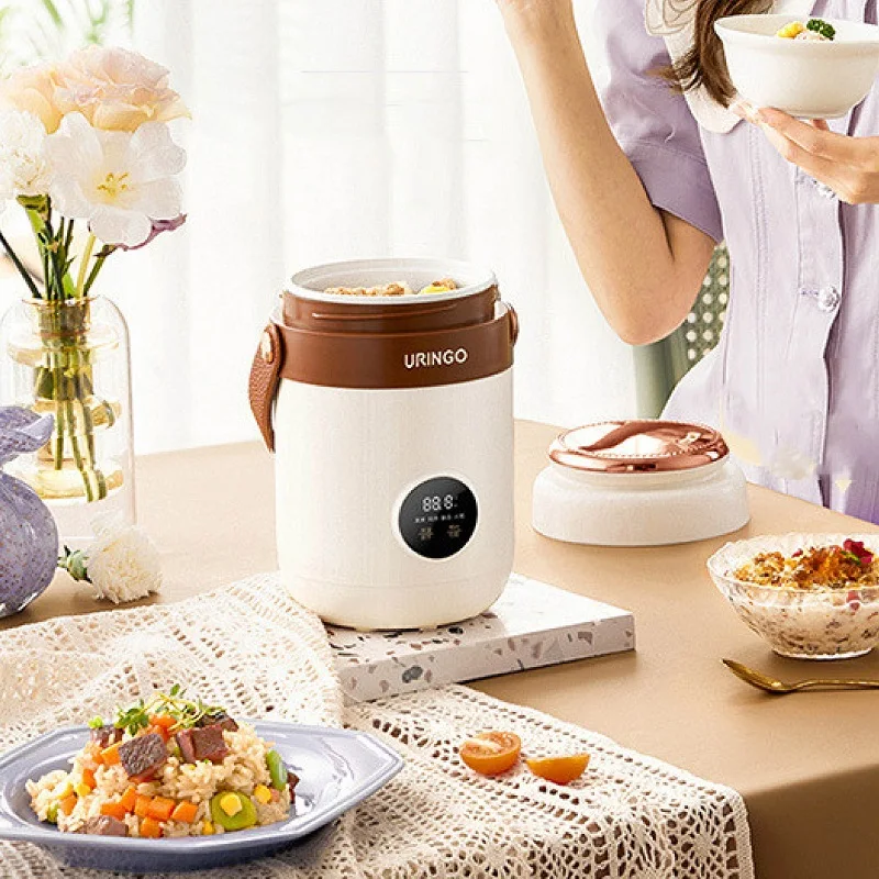 

1L Multifunctional Electric Cooking Pot Mini Portable Electric Cup Smart Cooking Pot Stew Porridge Soup Electric Stew Pot 220V