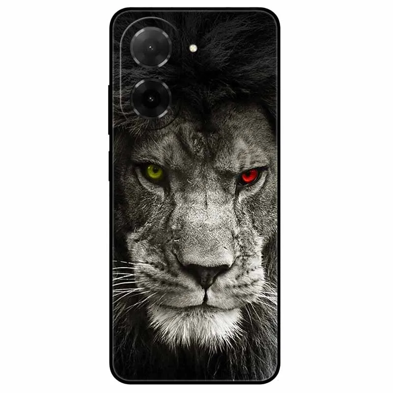 Silicone Wolf Design Soft TPU Phone Case - Enhanced Protection Back Shell