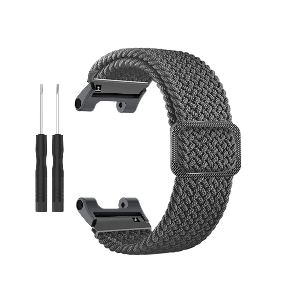 Breathable Nylon Adjustable Wristband - Soft Elastic Bracelet for Smart Watch Accessories