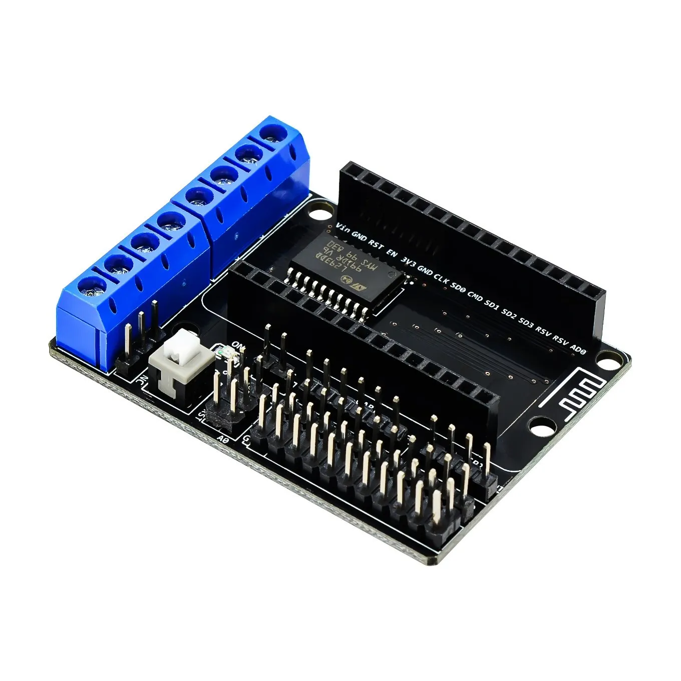 NodeMCU Motor Shield Board L293D for ESP12E from ESP8266 esp 12E kit