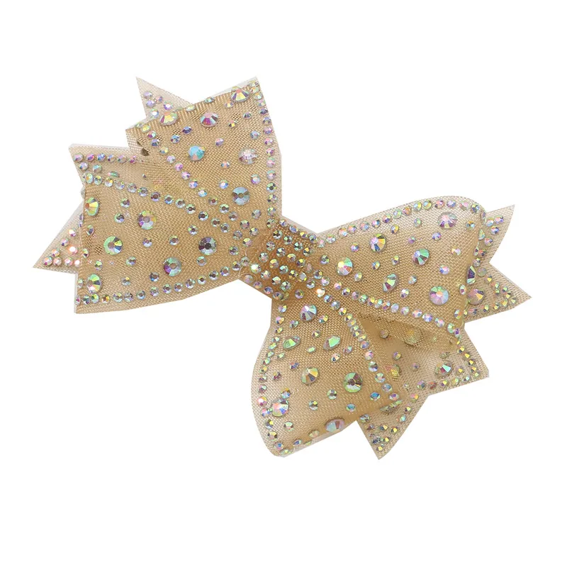 Elegant Rhinestone Bow Shoe Charms and Accessories