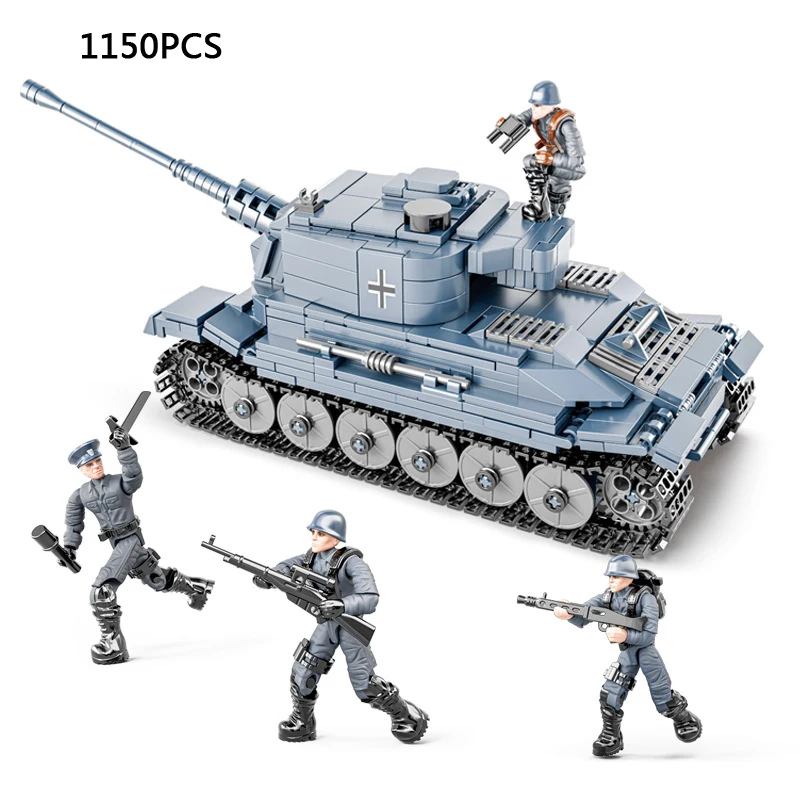 Немецкий кирпич «king tiger II» pzkfw vi, танк, базис, кирпич, строительный блок, армия Второй мировой войны, экшн-фигурка ww, военный автомобиль, кирпичная игрушка (art.: 3920bbb273b83) - 3920bbb273b83