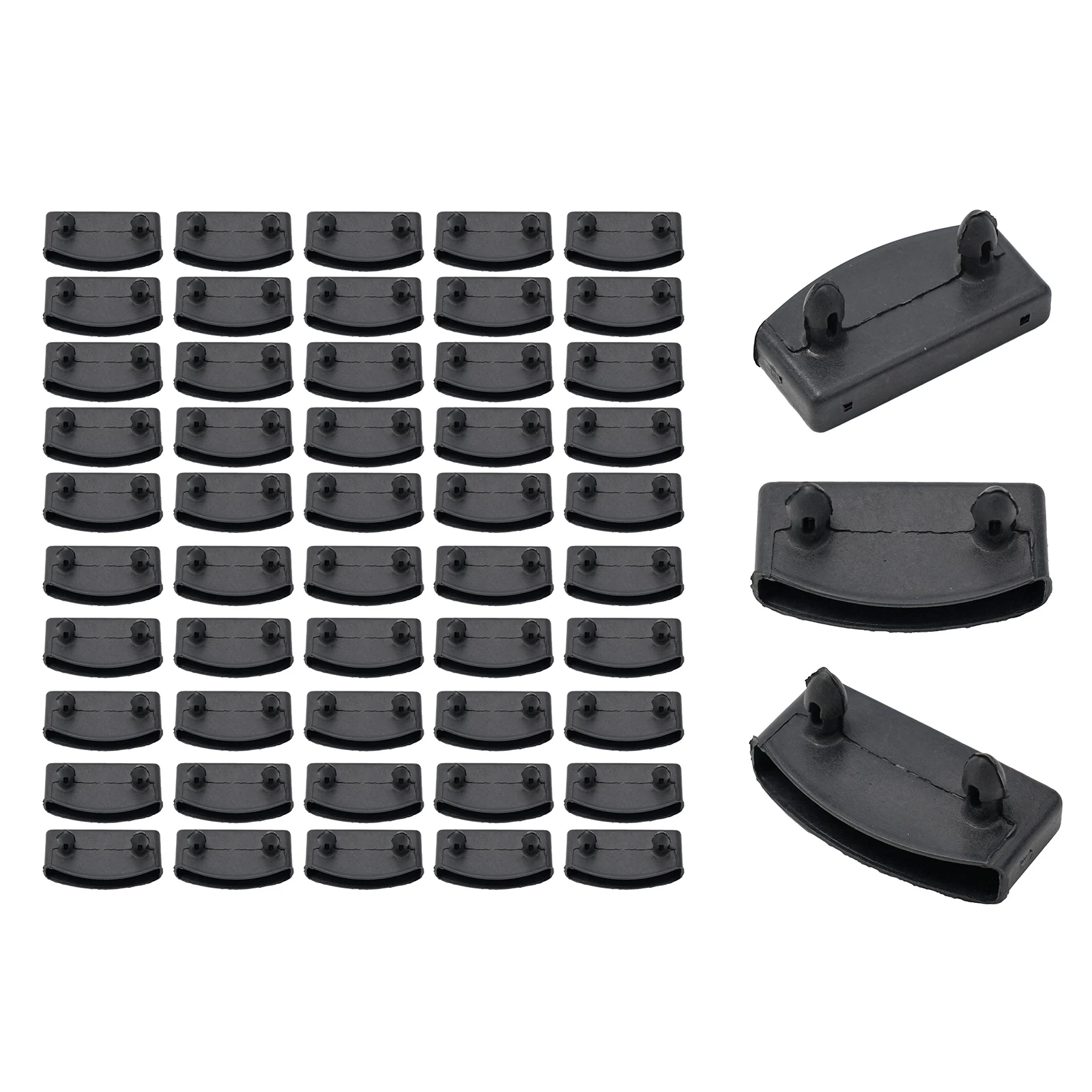 Plastic Bed Slat End Cap Holders Sofa Bed Slat Sides Centre Cap Replacement 55mm Holding Securing Furniture 50pcs bed slats connectors