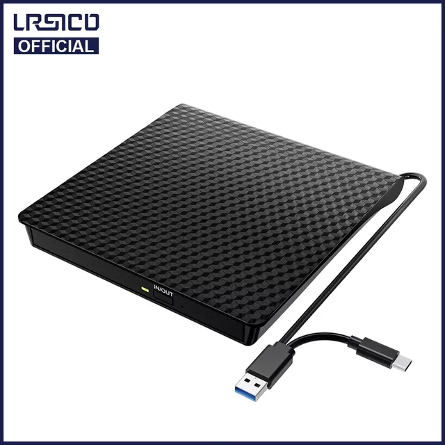 Lecteur Optique Externe Usb 3.0, Lecteur Cd Dvd +/ Rw Portable, Lecteur Dvd  Pour Ordinateur Portable, Graveur De Cd Rom Avec Port Usb, Fentes Pour  Cartes Tf/sd - Lecteurs Optiques - AliExpress