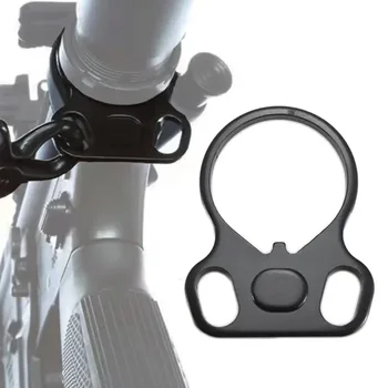 Adattatore per imbracatura con piastra terminale per fucile da caccia Dual Loop ambidestro supporto per imbracatura a un punto singolo per accessori per armi da caccia AR-15 M4