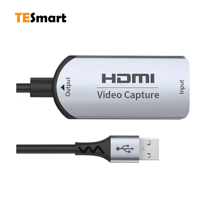 

Карта захвата видеоигр 4K 1080P, HD мини-HDMI рекордер на USB 3.0 адаптер дисплея с аудио для ПК, игр, прямой трансляции