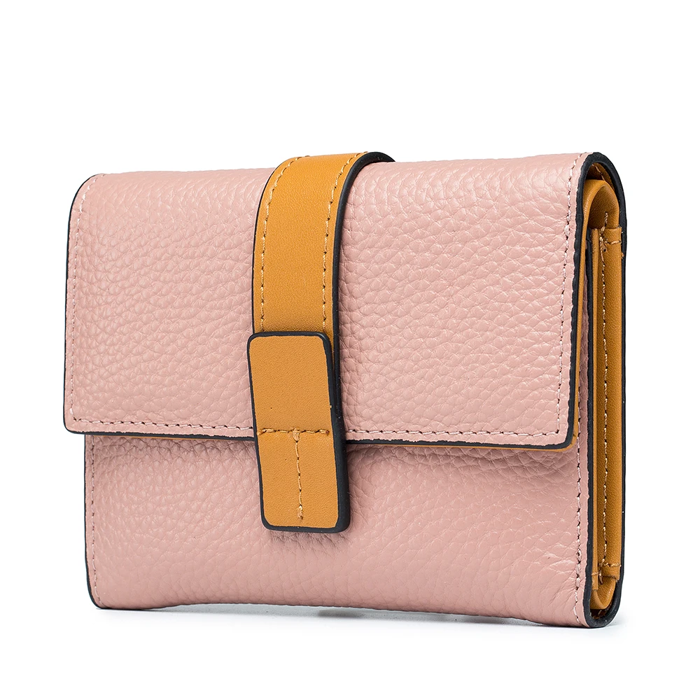 The new leather ultra-thin niche creative design head layer cowhide wallet contracted joker long put mobile wallet