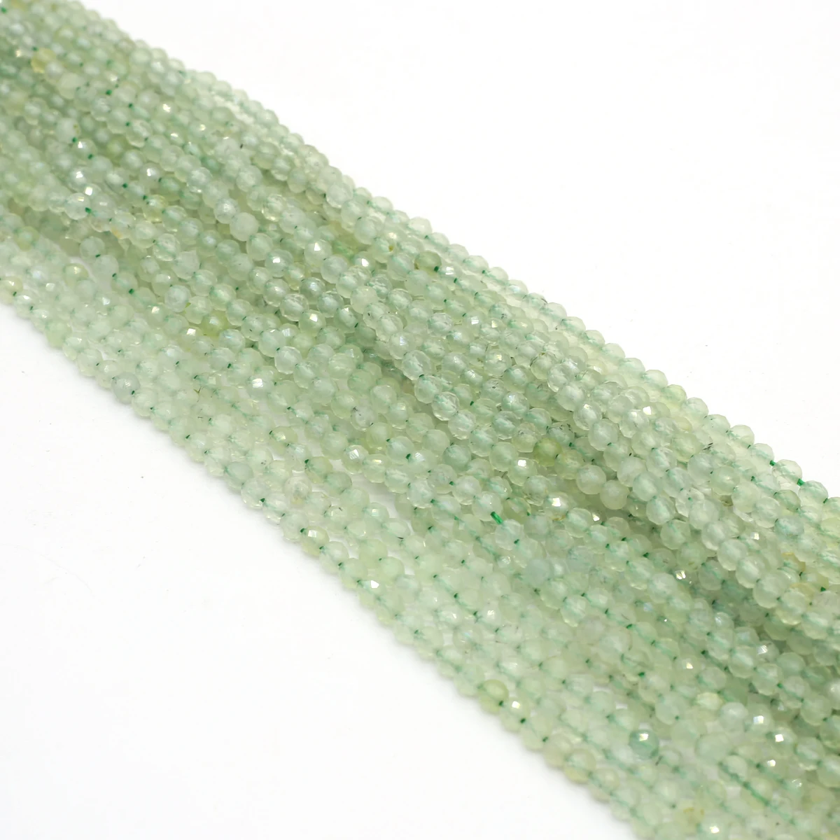 

4mm Green Strawberry Quartz Beads Faceted Natural Stones Round Crystal Loose Spacer Beads for Jewelry Making DIY Accessories