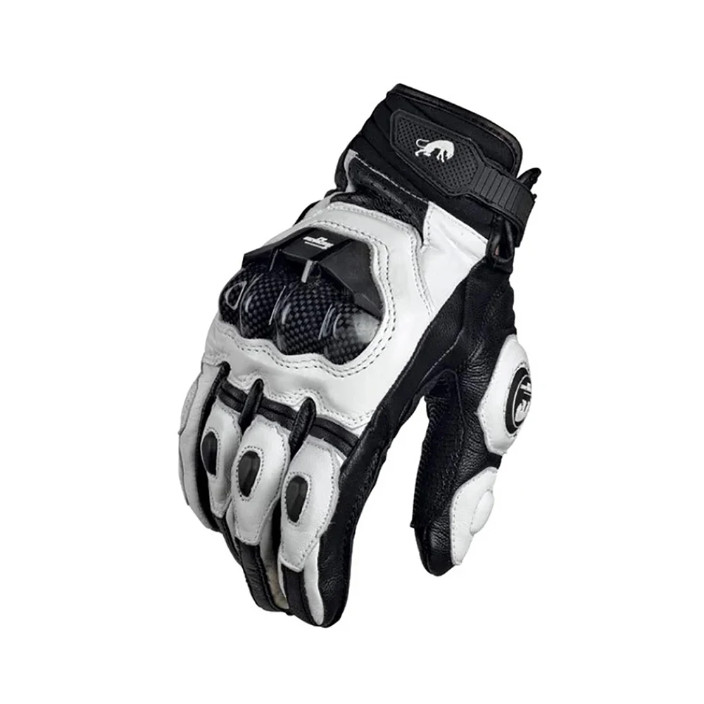 Genuine Leather Motorcycle Gloves 2