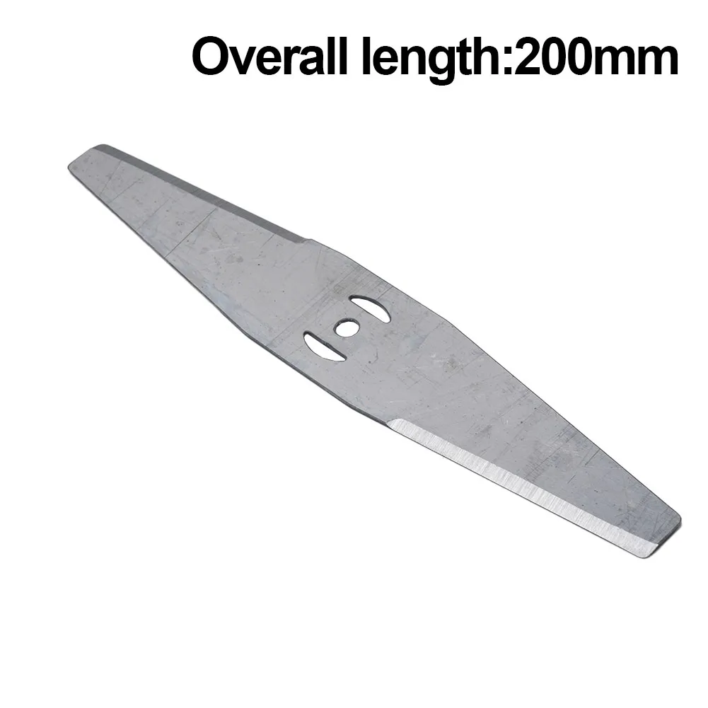 Lawn Mower Trimmer Blade Grass Trimmer Blade 200mm Grass Trimmer Metal Blade Electric Lawn Mower Saw Blade Garden Power Tool Brushcutter Lawnmower Spare Parts