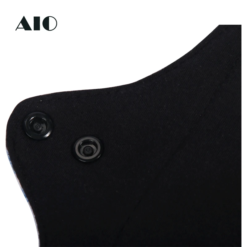 AIO 1pcs Reusable Organic Cotton Cloth Pad Washable Retro Dots Panty Liners Sanitary Napkins Leak-proof Cloth Menstrual Pads