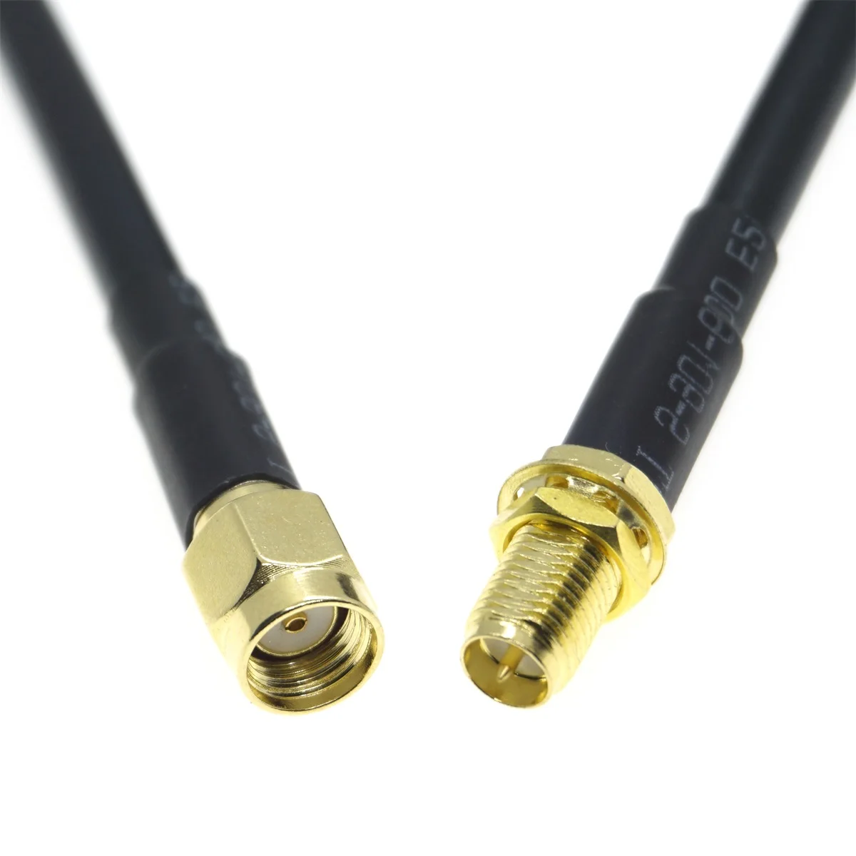 4x Hose Connectors - 8mm Diameter, 57mm Black, 85A Rating For Fuel, Air, Water & More