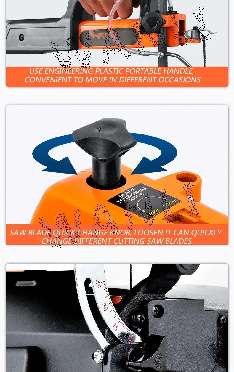 220v New New 16 Inch Electric Saw Table Saw Pull Jig 220V/120W Multi-Function Ad
