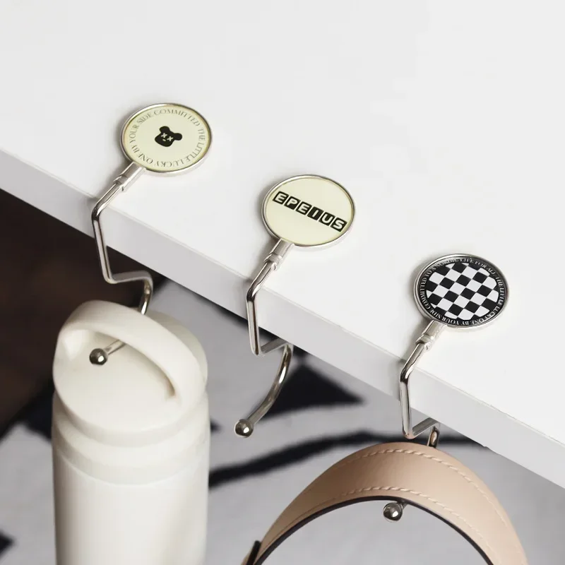 

Fashion Bag Holder Handbag Hanger Folding Hook Holder Portable Key Ring Rack Table Hook Hardware Travel Outdoor Storage Hanger