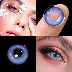 Visuashow Rain Violet 6 - Month Colored Contacts with Korea Design (GenshinGalaxyViolet)