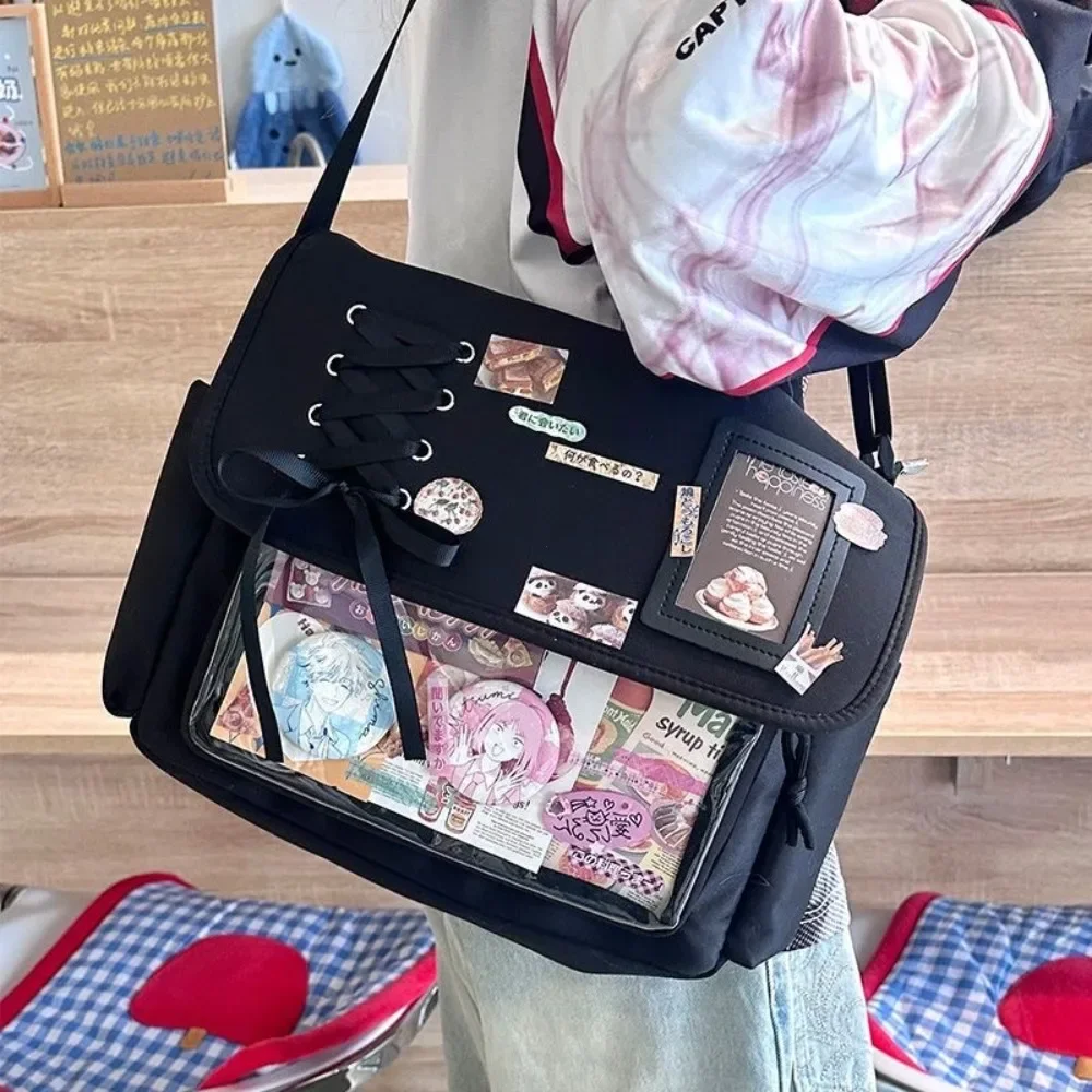 Japanese Original Niche Design Handbag College Style Versatile Shoulder Bag Fashion Trend Crossbody Bag Y2K Ulzzang Ita Bag 2026