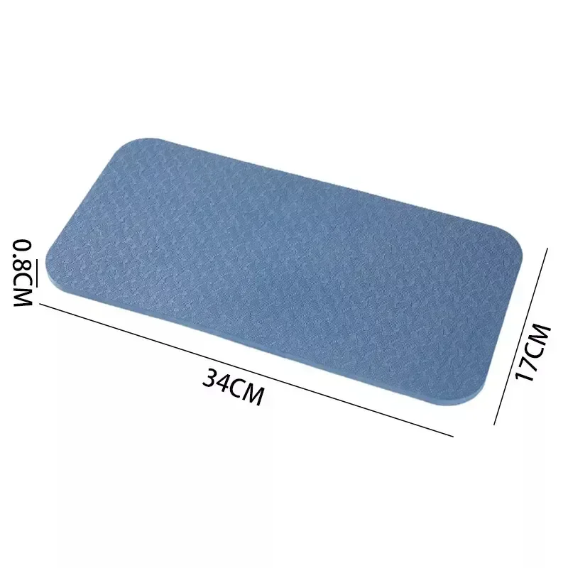1Pair Non-slip Thick Yoga Mat Portable Small Exercise Mat Home Fitness Equipment Accessories Abdominal Wheel Assist Elbow Pads