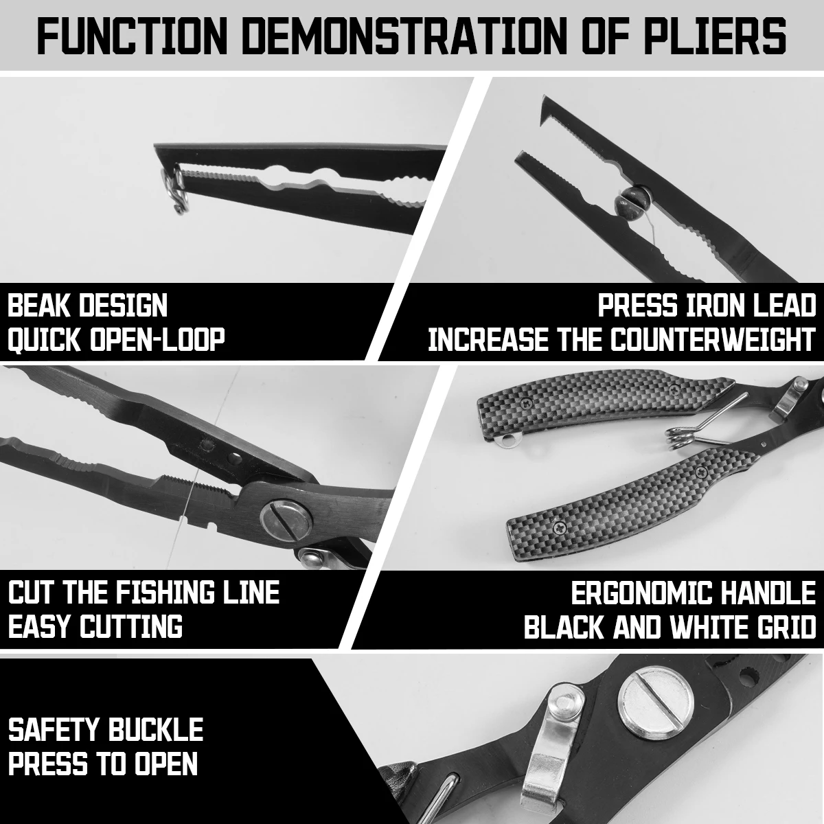 ralera multifunctional fishing pliers stainless steel lure pliers hook remover line cutter split ring opener with lanyard sheath 2 RALERA Multifunctional Fishing Pliers Stainless Steel Lure Pliers Hook Remover Line Cutter Split Ring Opener With Lanyard Sheath 2