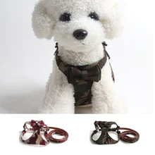 

2022 Pet Camouflage Chest Harness Leash Set Dog Harness Comfortable Breathable Anti-Breakaway Pet Supplies Arnes Perro