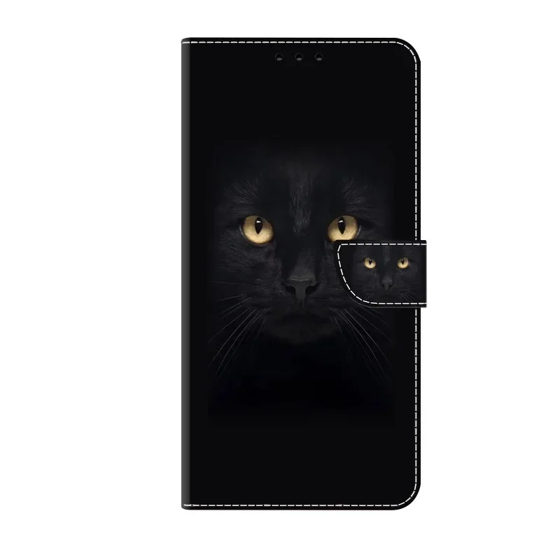 Premium Painted Wallet Flip Stand Phone Case - Elegant Book Cover Design