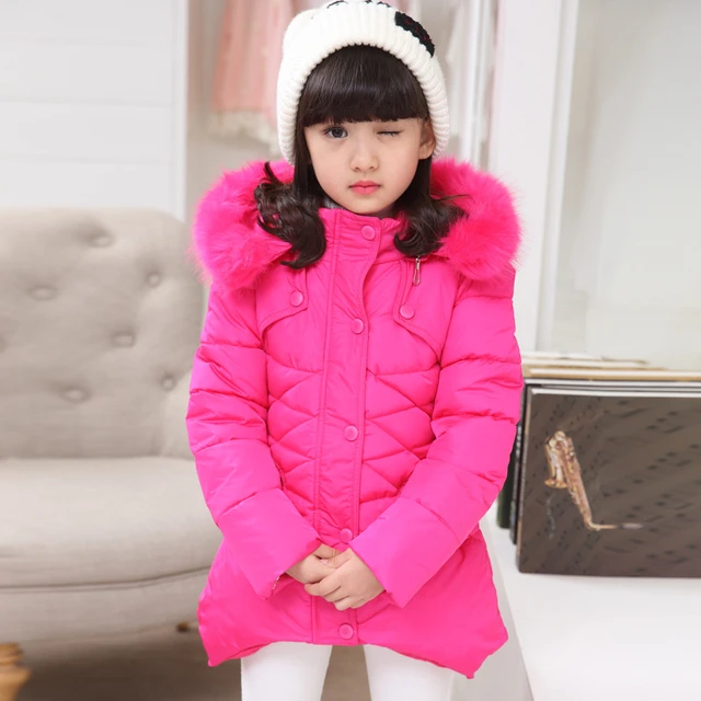 Enfants Chauds Doudoune Pour Les Vestes Dhiver Froids Des Enfants Fille  Manteau Fille Long Modèle Enfant Filles Vêtements Parka Du 60,51 €