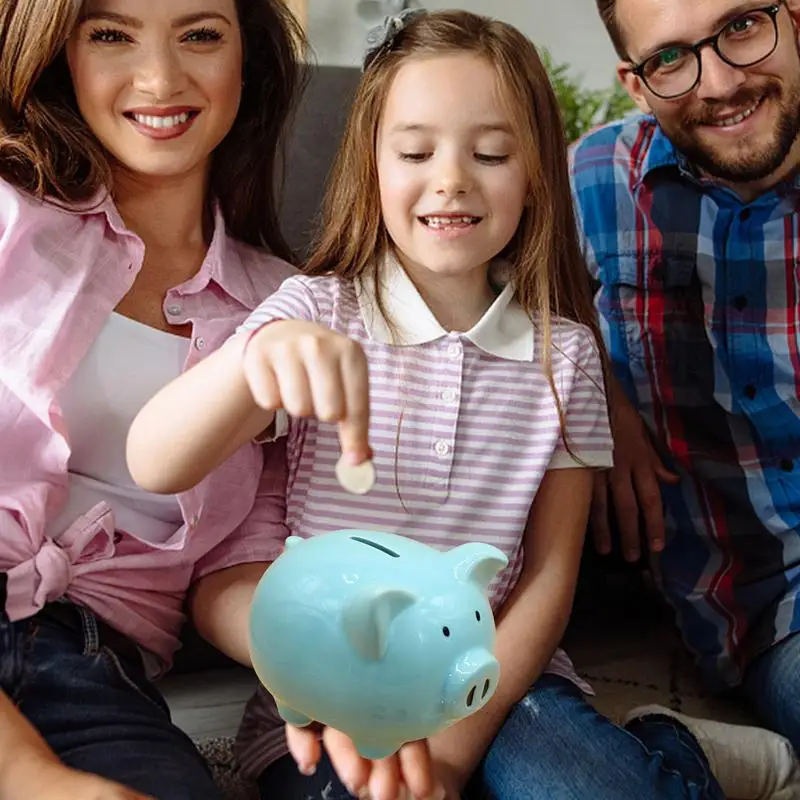 Cofrinho para crianças, Animal dos desenhos animados, Banco de moedas, Banco de dinheiro para meninas e meninos, Caixa de poupança para lembrança e aniversário cofrinho porco tirelire porco cofre cofrinho cofre porco