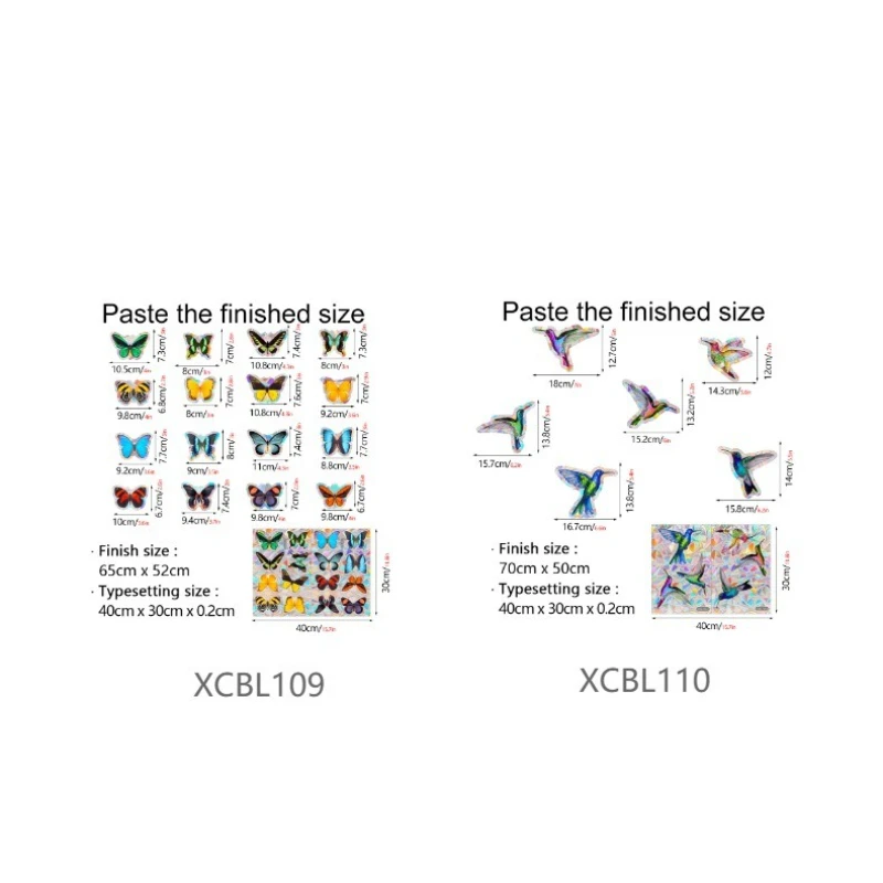 Iridescent Window Film - Sunlight Catcher Static Cling for Glass Doors, Showcases & Home Decoration (Anti-Glare & Decorative)