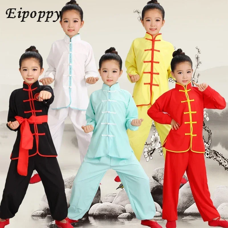 

Детский костюм Wushu, новая молодежная одежда с коротким рукавом и одежда для учеников тайчи, одежда для выступлений в кунг-фу