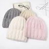VISROVER 10 Color Rabbit Cashmere unisex Woman Winter Hat With Lurex Autumn Beanies Cashmere Woman Warm Rabbit Fur Skullies Gift 1