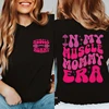 In My Muscle Mommy Era Funny Meme T Shirt Women Clothing Retro Fashion Graphic Tops Ulzzang Harajuku Oversized Female T-Shirt 1