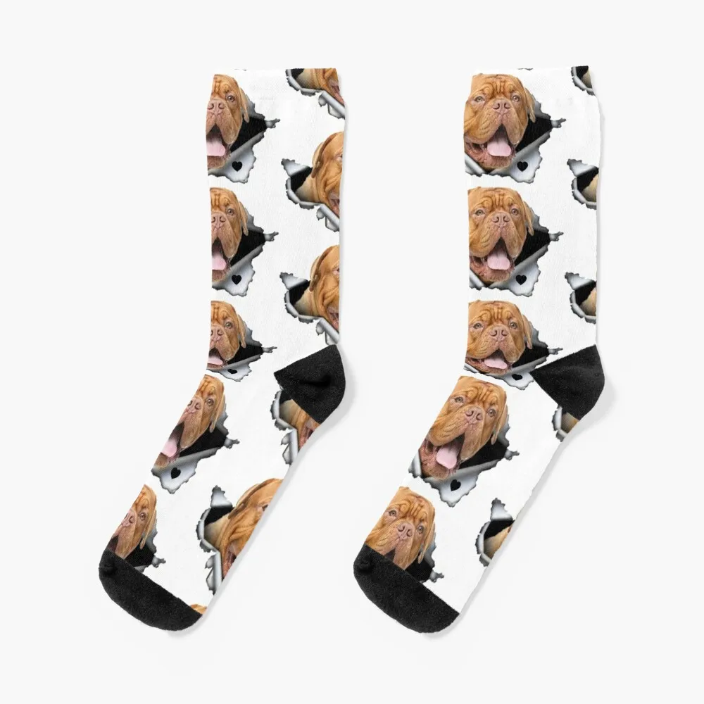 

Bordeaux dogue de bordeaux Socks sheer custom sports Man Socks Women's