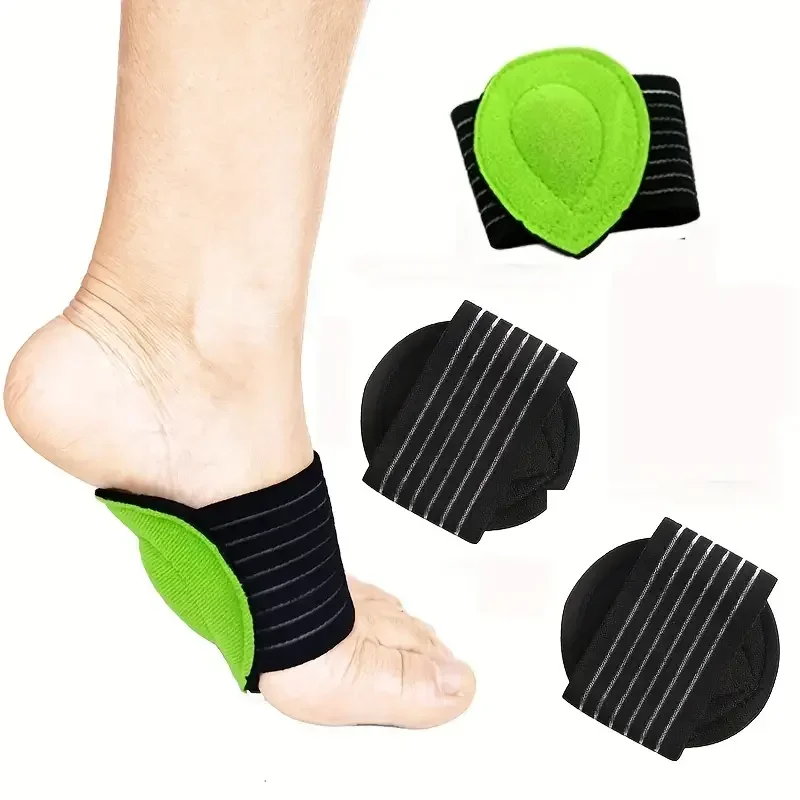Elastic Arch Support Pads Flat Foot Protector Running Pad Orthopedic Insole for Shoes Men Women Foot Valgus Sports Shoe Inserts