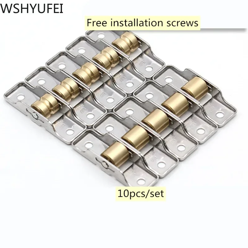 Sliding Door Rollers 10pcs/set sliding door wheels rollers Heavy Mute stainless steel window Sliding Door Bearing Rollers Furniture Hardware sliding door rollers