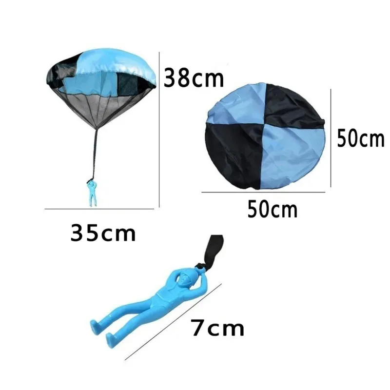 Kids Hand Throwing Parachute Toy For Children's Educational Parachute With Figure Soldier Outdoor Fun Sports Play Game 6