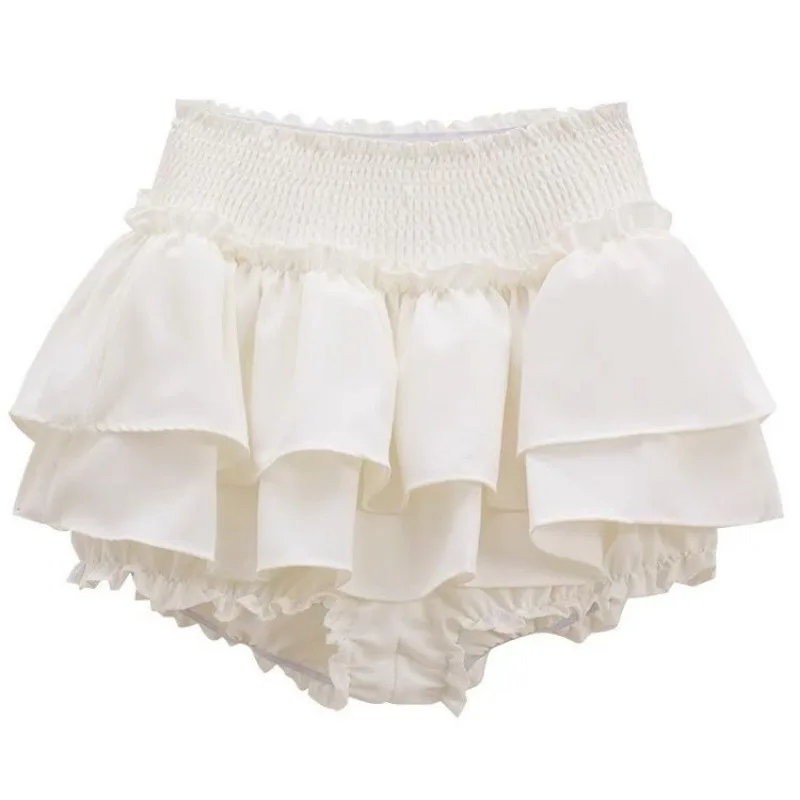 Y2k Harajuku Kawaii Mini Pleated Skirt Women Sweet Ruffle Sexy Skirt Girls Party Dresses Black Skirts White Streetwear New